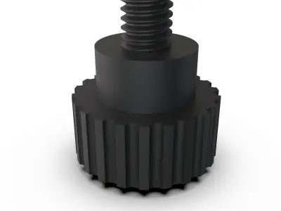 Knurled screws 3D print model