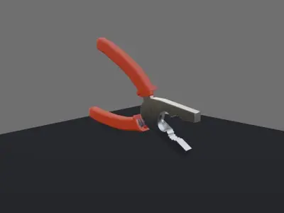 Pliers Tool Workshop - Ferramenta Alicate Low-poly 3D model