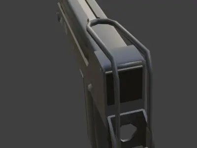 weapon mac 11 Low-poly 3D model
