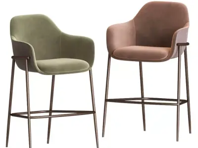 Giuliomarelli Chia Stool 3D model