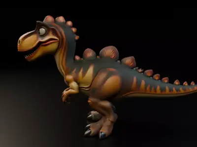dinosaur 3D print model 3