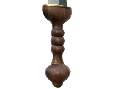 Roman sword Low-poly 3D model