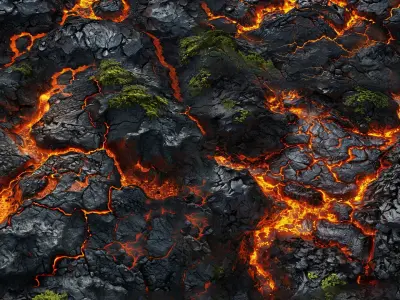 Volcanic Desert Pack 16 HD 8K 3D model