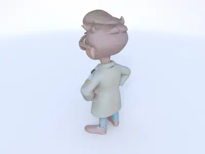 Pharmacist male 3D model