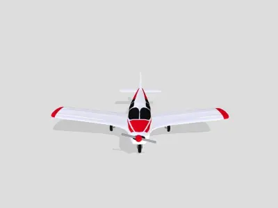 Piper PA28 Cherokee 3D model