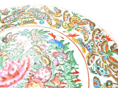 Antique Dinner Plate Low-poly 3D model