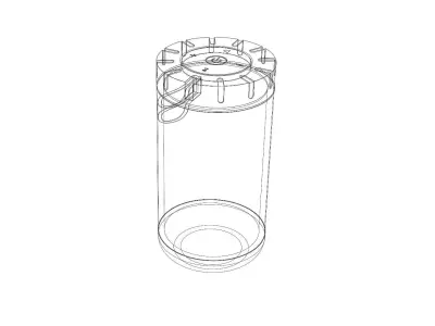 Portable speaker SolidWorks Model Free 3D model