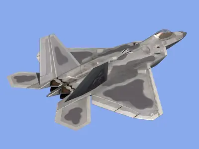 F22 Raptor Fighter Jet 3D model