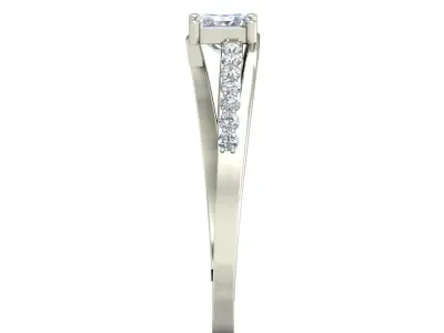 Wedding Ring  3D print model 156