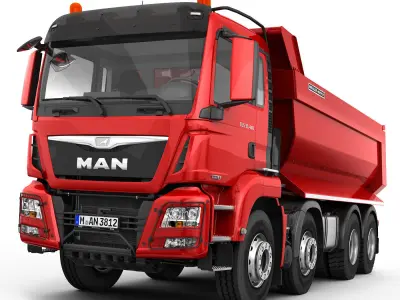 DUMP TRUCK TGS M 3D model