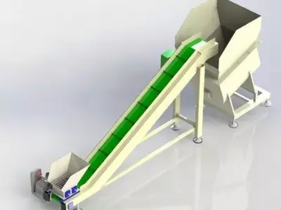 Chip Conveyor Free 3D model