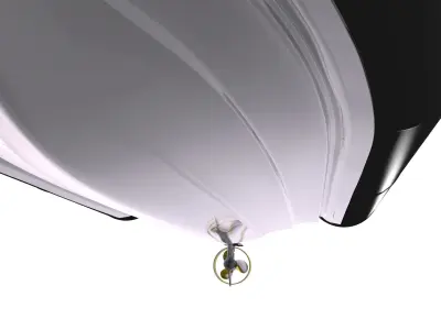 RHIB WORK BOAT 3D model