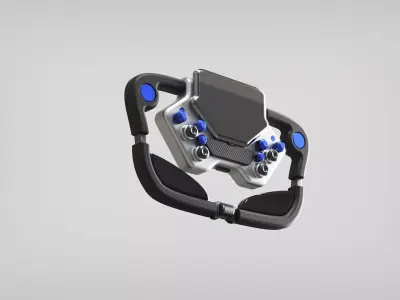 Steering wheel auto motor tuning formule 3D model