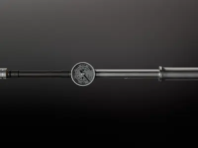 MTB Shock Pump Low-poly 3D model