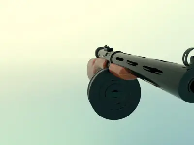 PPD-40 rifle for gta san andreas 3D model
