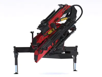Palfinger PK 135 002 Tec7 Crane Folding 3D model