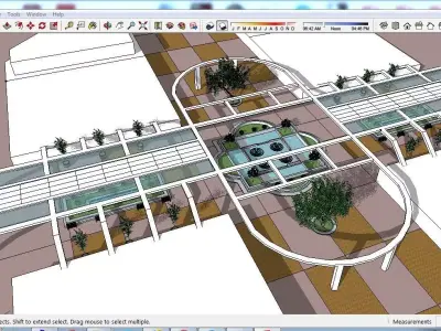 Sketchup Landscape Park E7 Free 3D model