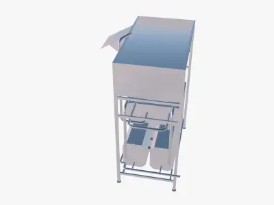 Densio meter industrial pitter seed remover Low-poly 3D model