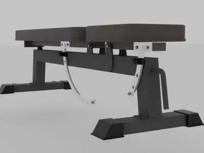 Adjustable Weight Bench 3D model purchase