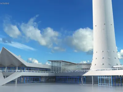 Television Tower Berliner Fernsehturm 3D model