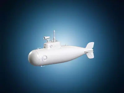 Deep Sea Submarine 3D Print Model 3D print model