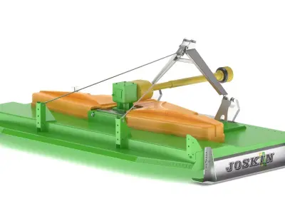 Joskin TR Topper TR270C3 Triple-Rotor Rotary Mower  3D model