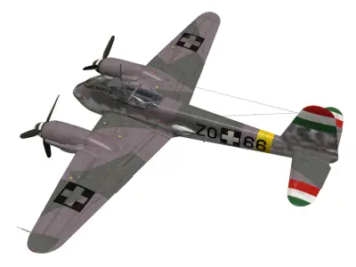 Messerschmitt Me 210 Ca1 3D model