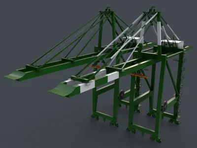 PBR Quayside Container Crane V2 - Multi color Pack