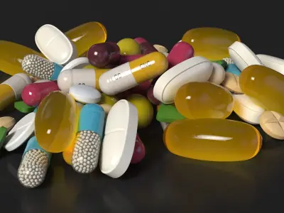 Pills Collection 3D model