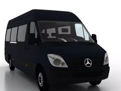 Mercedes Benz Sprinter L3H2 2009 Passenger EU 3D model