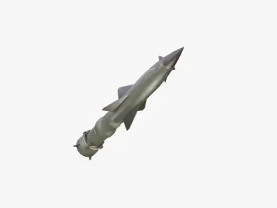 Military Rocket Free 3D model