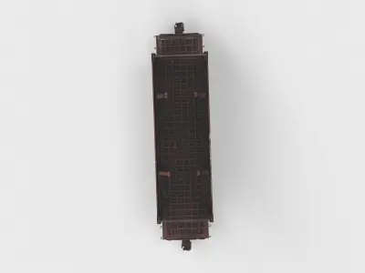 conveyer train wagon 3D model