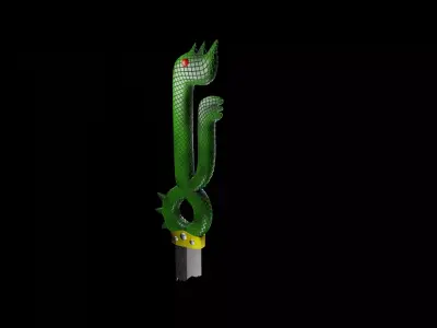 dragon handler seven deadly sins  Low-poly 3D model