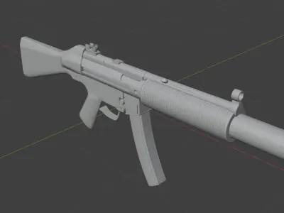 3d model of mp5 3D model