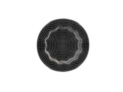 Screw v12 002 Low-poly 3D model