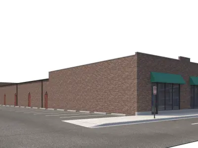 Retail-103 Retail Store 3D model