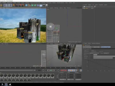 Age of Empires 2 HD Castle Free 3D model
