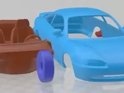 Mazda MX-6 1992 Printable Car  3D print model