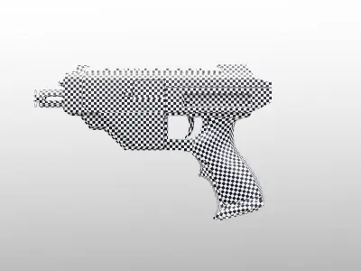 Sci-Fi Weapons Pack Low-poly 3D model