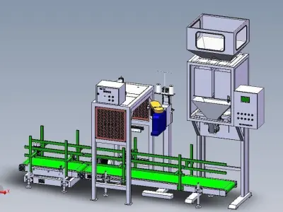 Sorting and Quantitative Packaging Machine 3D model