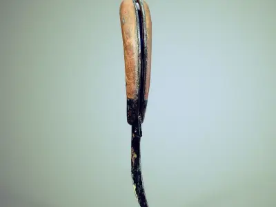 Old Curved Knife 3D model