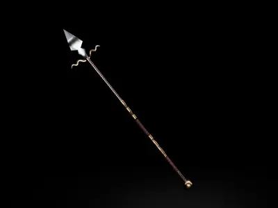 Spear Low-poly 3D model buy
