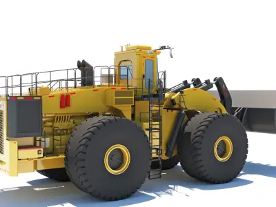 Wheel Loader- 3D Model  3D model