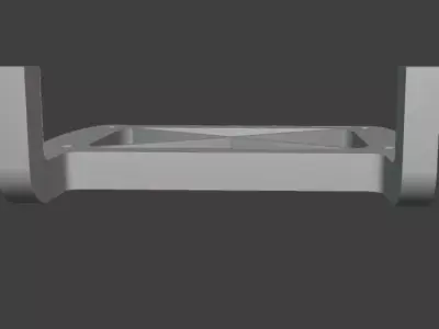 Front License Plate Mount - Compatible with Taunus TC3  3D print model