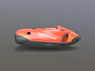 Water Scooter  Low-poly 3D model