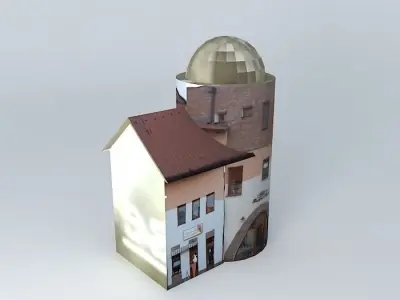 Bastion ice cream shop Free 3D model