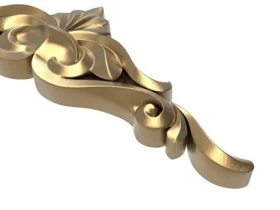 decorative pattern ready for 3D printing 3D model