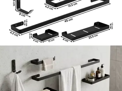 Industrialized Bathroom Kit 3D Modeling   3D model