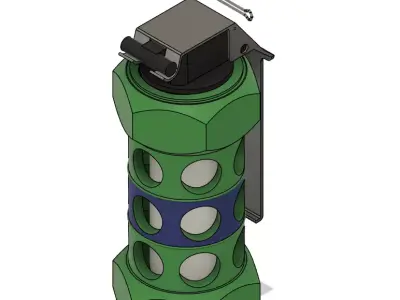 M-84 Stun grenade 3D print model