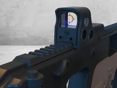 kriss vector suppressor 3D model